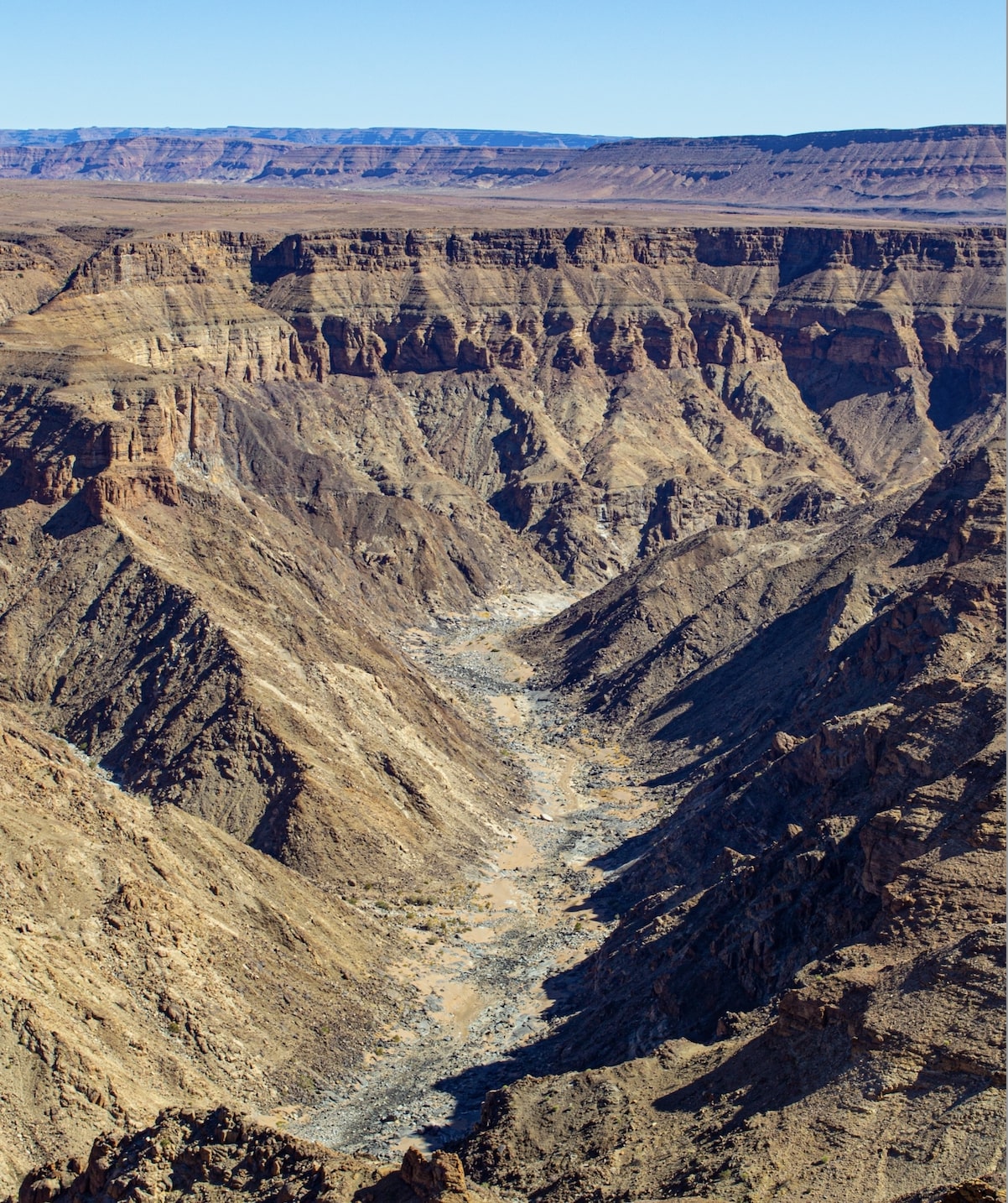 Fish Eye River Canyon in Namibia.